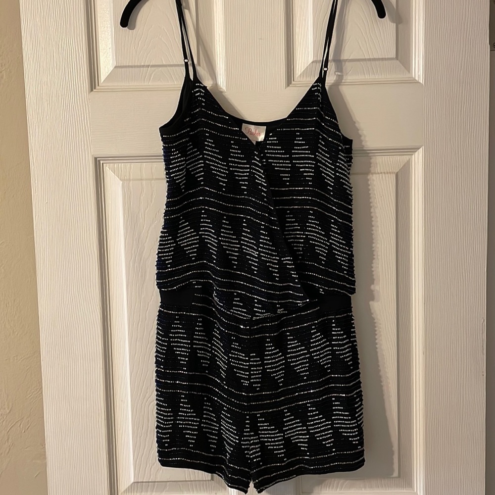 Parker Beaded Romper - NWT - size small
